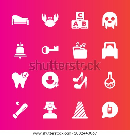 Premium set with fill vector icons. Such as league, add, dental, couch, tool, account, sofa, crab, medical, dentist, child, traffic, telephone, sea, communication, call, healthy, beauty, girl, sign