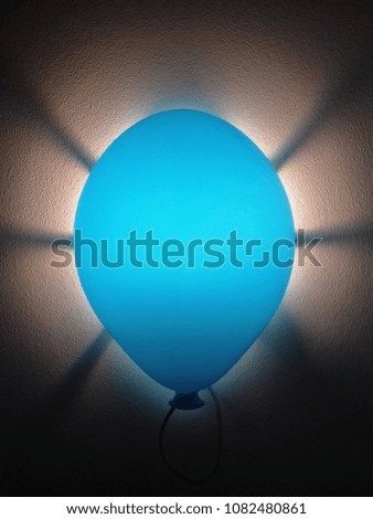 Blue light ball