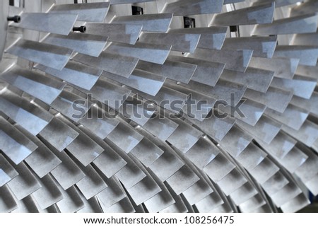 turbine blades texture background