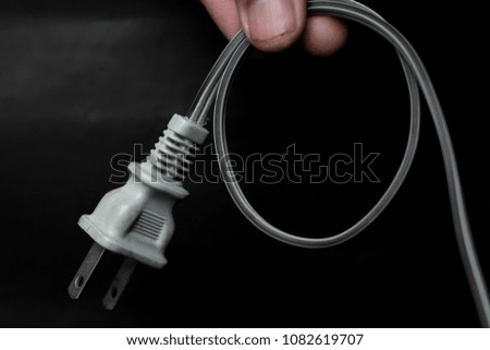 white wires on black background.