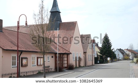 Historic town of Rothenburg ob der Tauber, Franconia, Bavaria, Germany, travel destination backgrounds, quite city