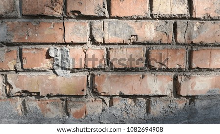 old weathered bricks