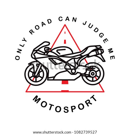 Moto sport logotype. Vector. Illustration.