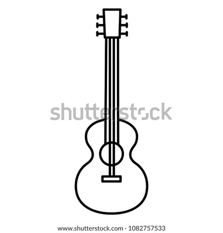 acoustic guitar musical instrument icon