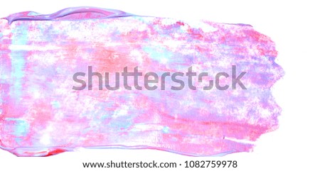 Bright, abstract background. Futuristic drawing with multicolored acrylic paints.