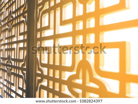 Chinese window pattern