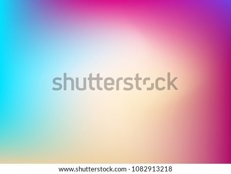 Abstract Holographic Background in pastel / neon color design. Blurred wallpaper. Vector illustration for your modern style trends 80s / 90s background for creative design.