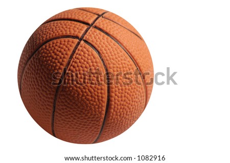 isolated basket ball