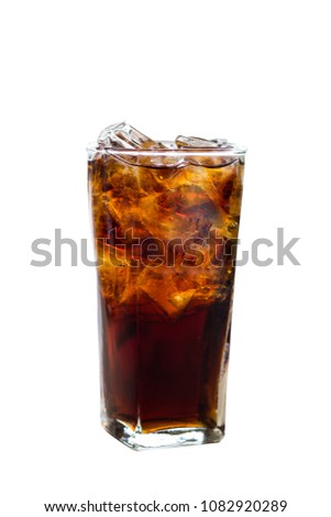 Glass of soda Royalty-Free Stock Photo #1082920289
