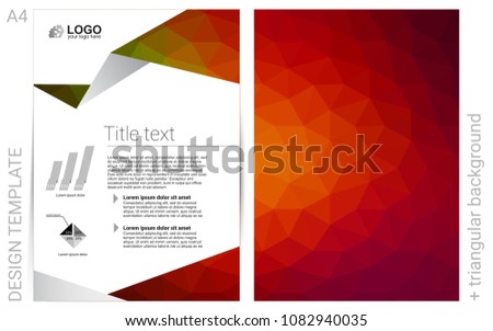 Dark Green, Red vector  pattern for posters. Beautiful colored sample in A4 size. Pattern for beautiful business cards, folders.