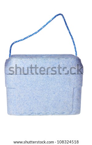 Cooler Box on White Background