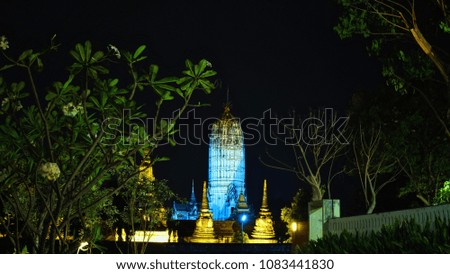 Wat Phutthaisawan The temple at ayuttaya thailand