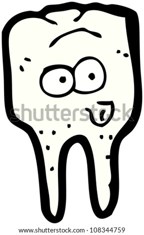 cartoon whistling tooth