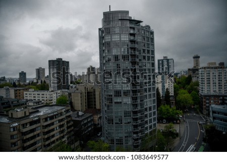 Downtown Vancouver - Rainy Day
