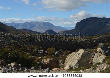 patagonia autumn landscape