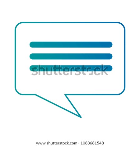 speech bubble message icon