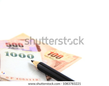Save money concept with tag on white background.It selection focus.
