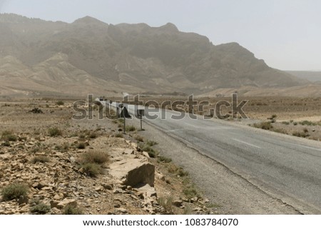 Road in Morocco, Atlas area