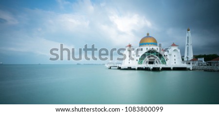 Straits Mosque or "Masjid Selat" located in Melaka, Malaysia is one of the must visit place in Melaka. It was built in 2006. This mosque was built on the water and looks like the mosque is floating