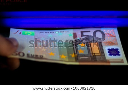 Money Testing - Detector Euro European Currency Fake Check