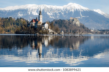 Bled Lake in Slovenia