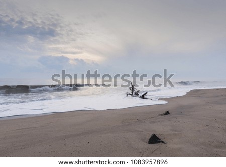 Wave on beach of southern Thailand.