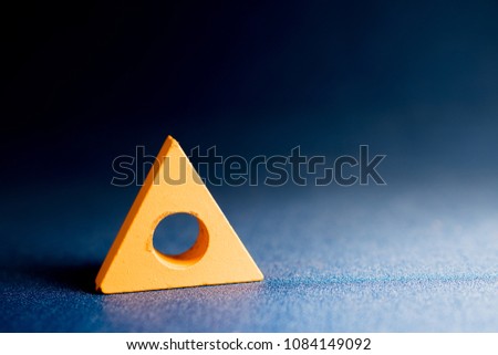 Orange Triangle Close Up