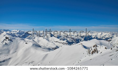 Schilthorn (2,970 metres (9,744 ft)) is a summit in Europe, in the Bernese Alps of Switzerland. It overlooks the valley of Lauterbrunnen in the Bernese Oberland, and is the highest mountain in 