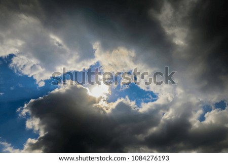 Sky and cloudy background