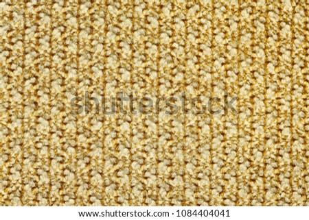 Elegant light yellow textile background with ideal print. High resolution photo.