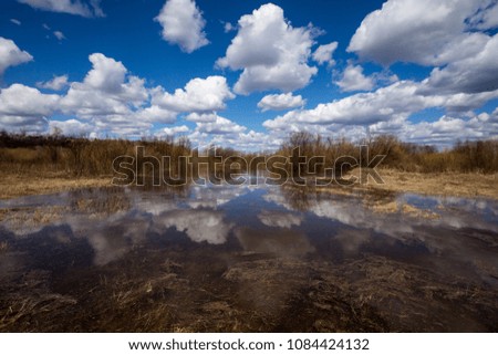 spring floods in the central part of Russia