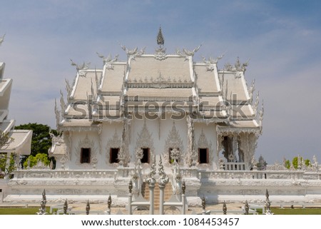 Wat Rong Khun The White Temple in Chiang Rai, Thailand