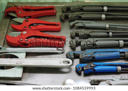 set of plumbing keys