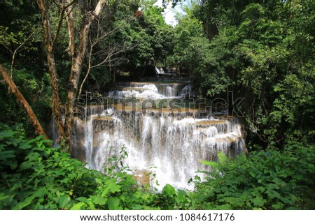 Huay mae kamin waterfall , kanchanaburu , Thailand