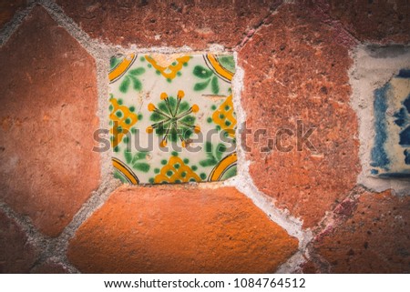 Tile of Puebla, Mexico