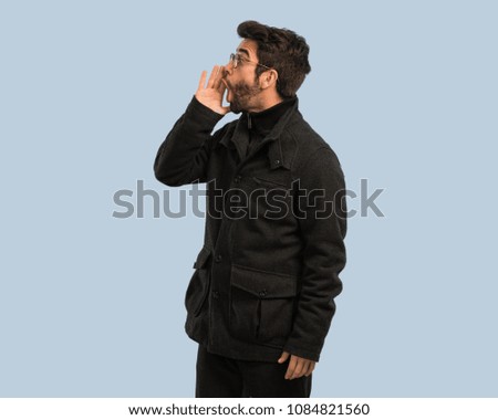 young man shouting and angry