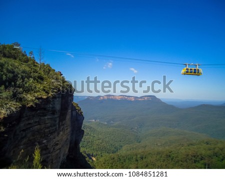 The Scenic Cableway, Blue Mountains, Australia.