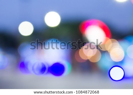 Bokeh picture of beautiful light bulb. As background image