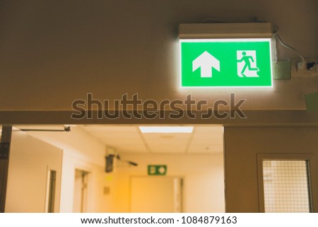 fire exit door in building safety 