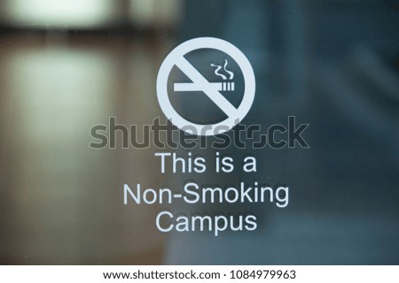 No Smoking Campus