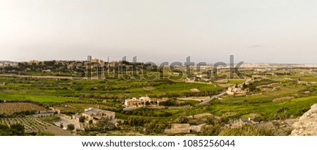 View of Countryside of Mdina-Malta