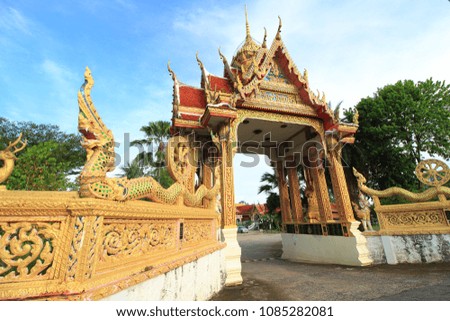 The ancient temple , Wat Tha Chai Siri , Phetchaburi, Thailand