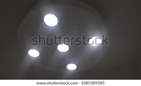 Ceiling light design for shops.