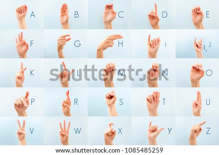 American sign language.