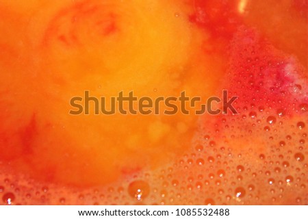 Orange Juice from a Juice Press