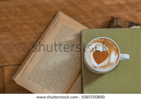 coffee in the morning with love from the heart