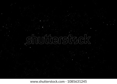 Field of stars in the night sky. Background of Universe, The sky is cloudless at Black backdrop.