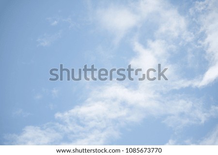 Backgrounds and Thrillers, Blue Sky, White Clouds