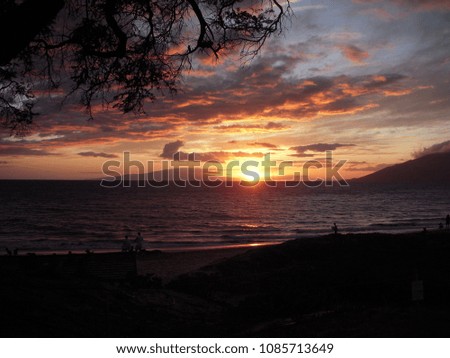 Gorgeous Sunset!!!  Kihei, Maui, Hawaii