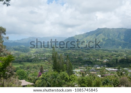 Sleeping Giant 
mountain in Kauai, Hawaii